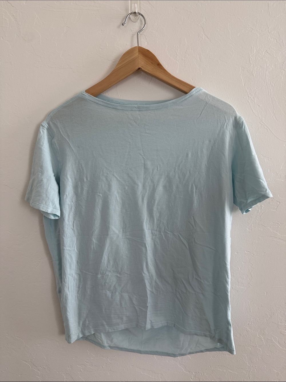 lululemon athletica Light Blue Short Sleeve Tee